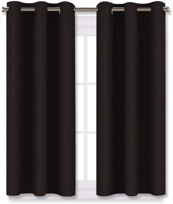 Light Blocking Curtain Soft Fabric 1 Pair