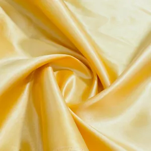 Light Orange Solid Satin Fabric