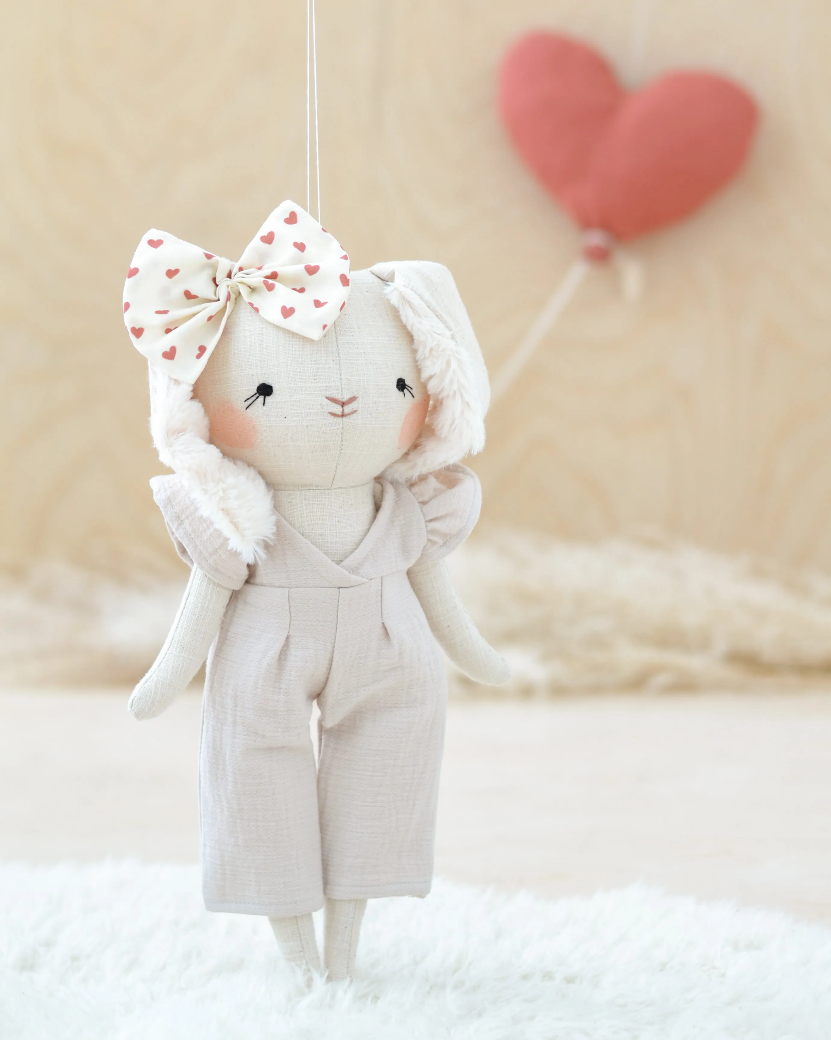 Mama   baby Bunny Doll Soft Toy