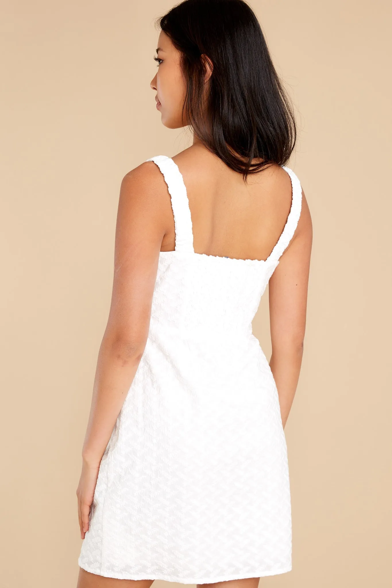 Meda White Mini Dress