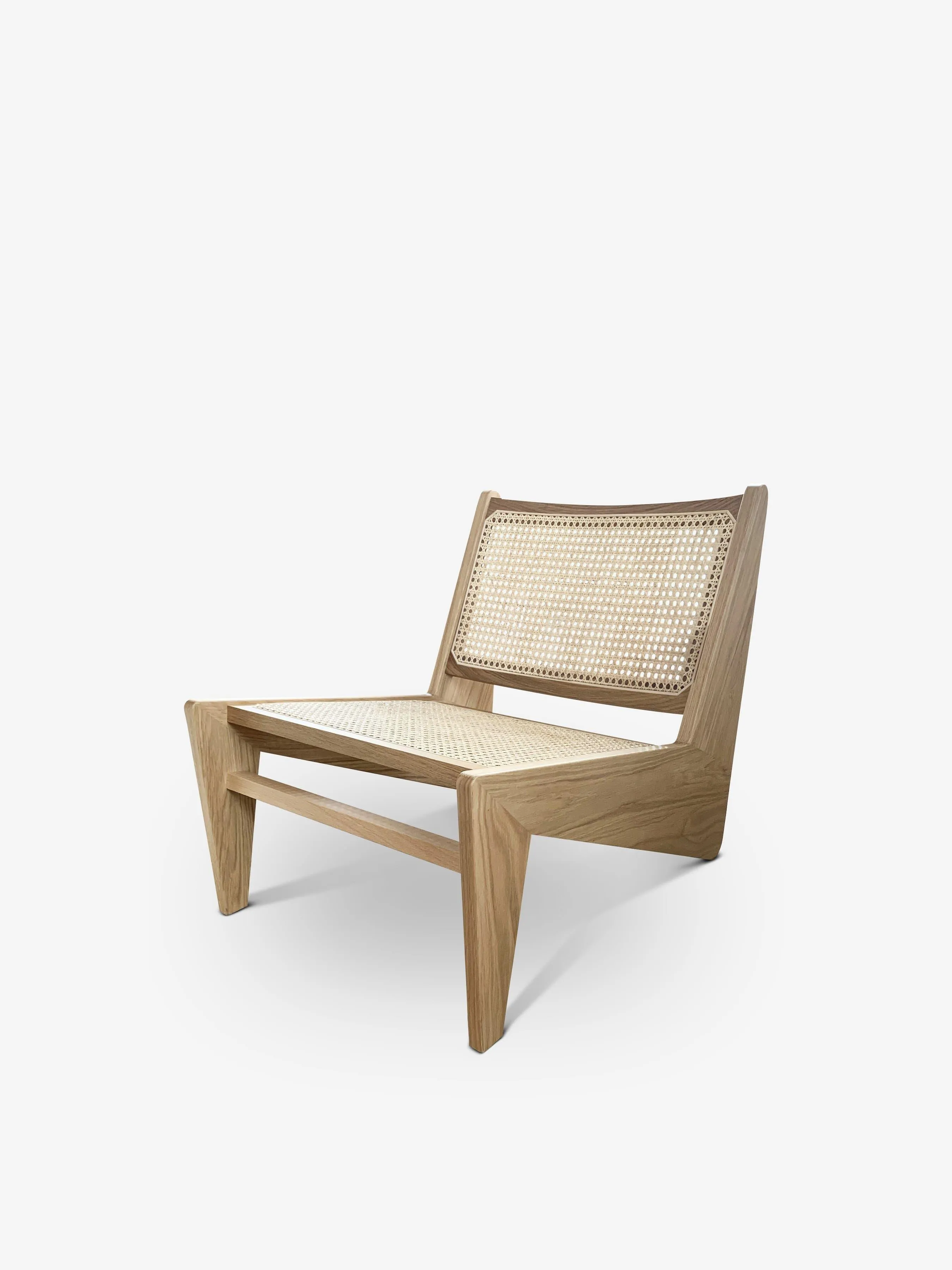 Pierre Jeanneret 1958 Kangaroo Chair in Oak by Cassina