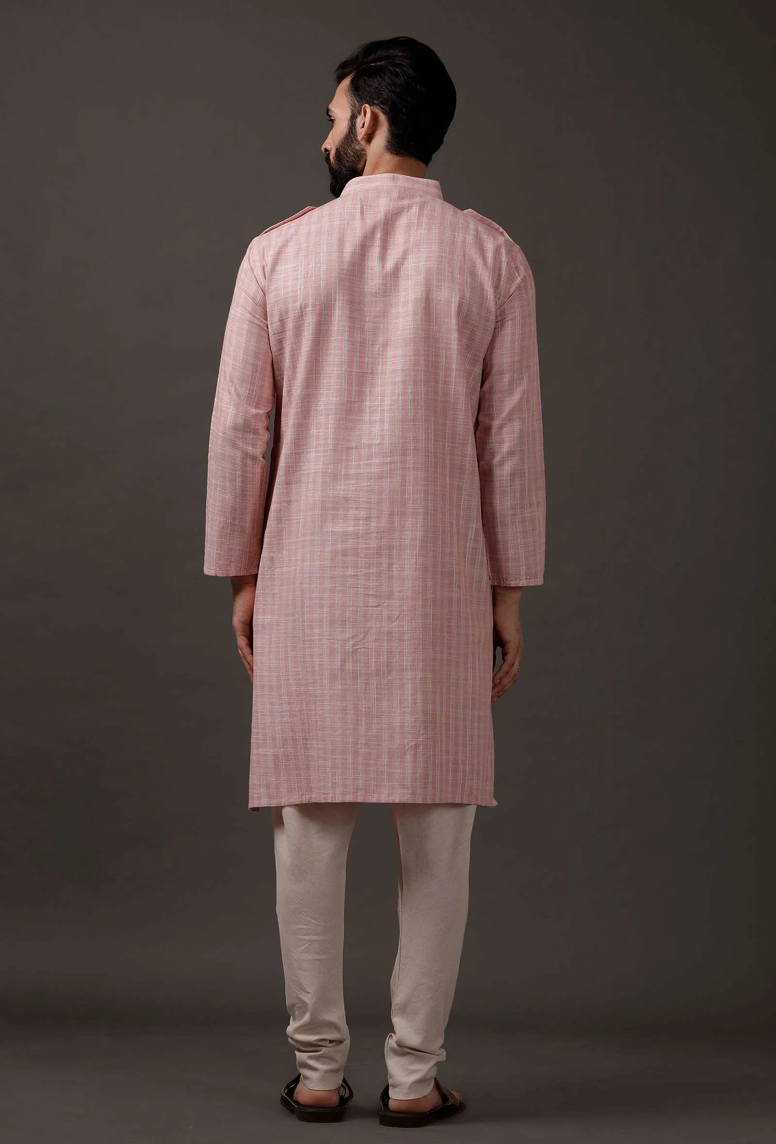 Pink Beige Kurta