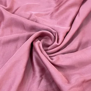 Premium Kobi Pink Solid Bemberg Silk Fabric