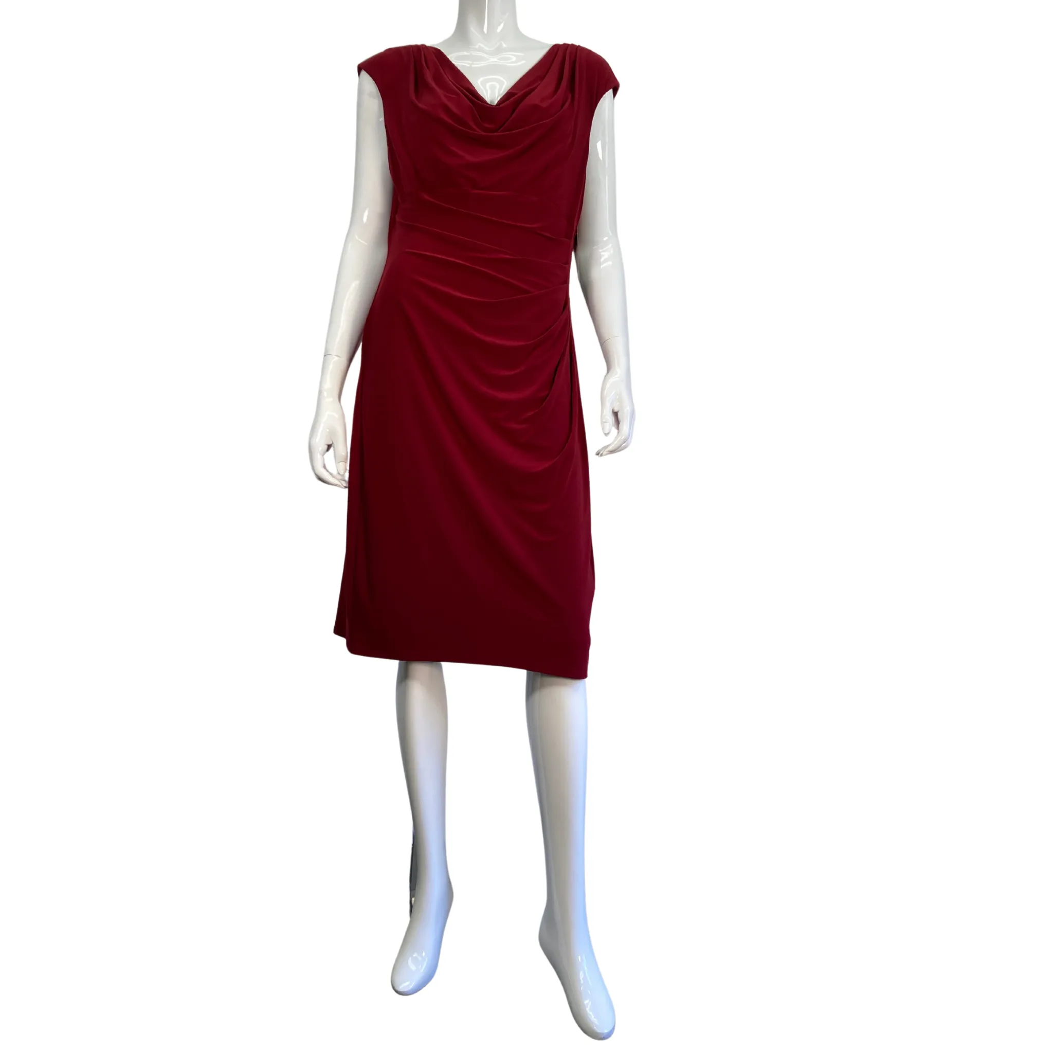 Ralph Lauren Burgundy Dress