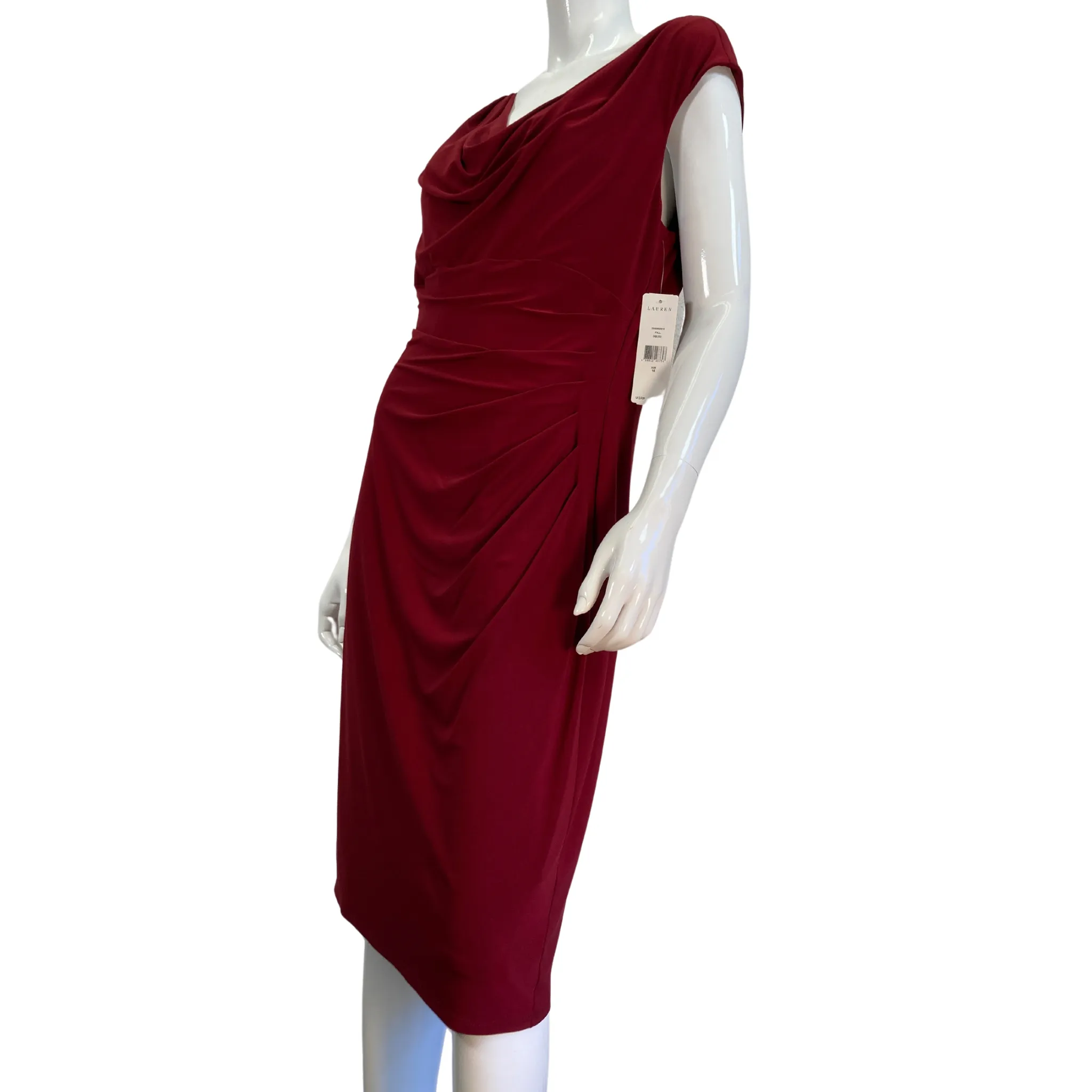 Ralph Lauren Burgundy Dress