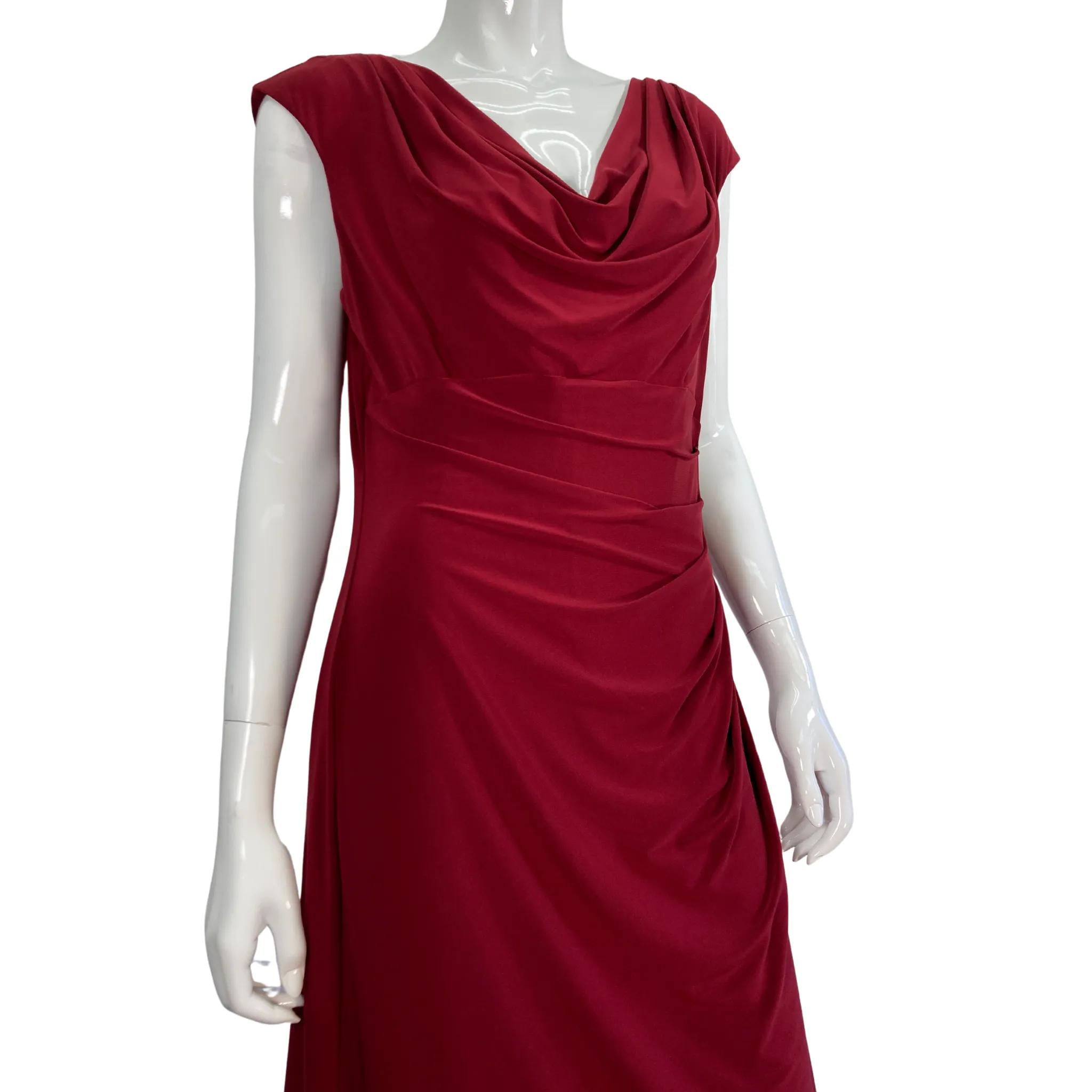 Ralph Lauren Burgundy Dress