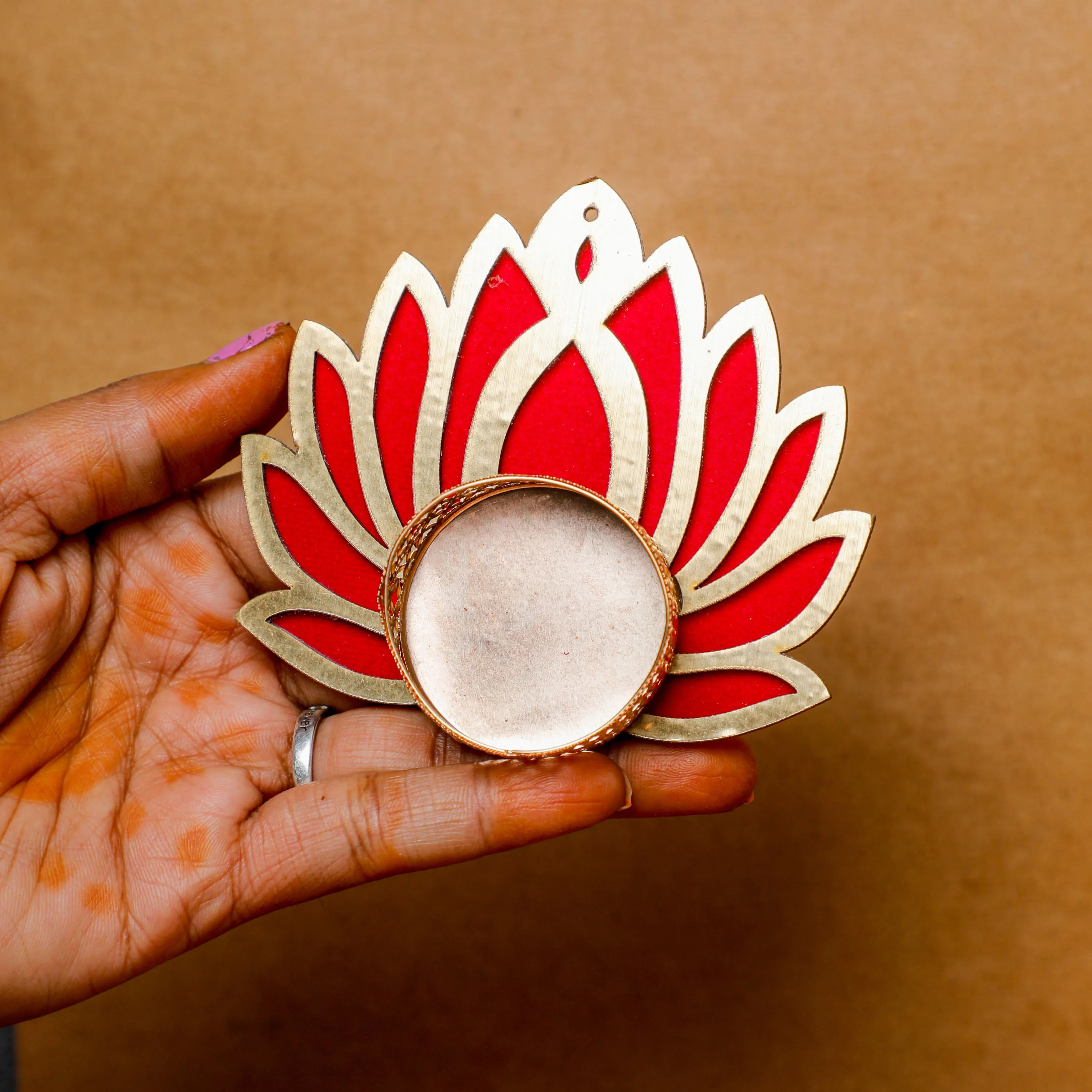 Rangoli Lotus Diya