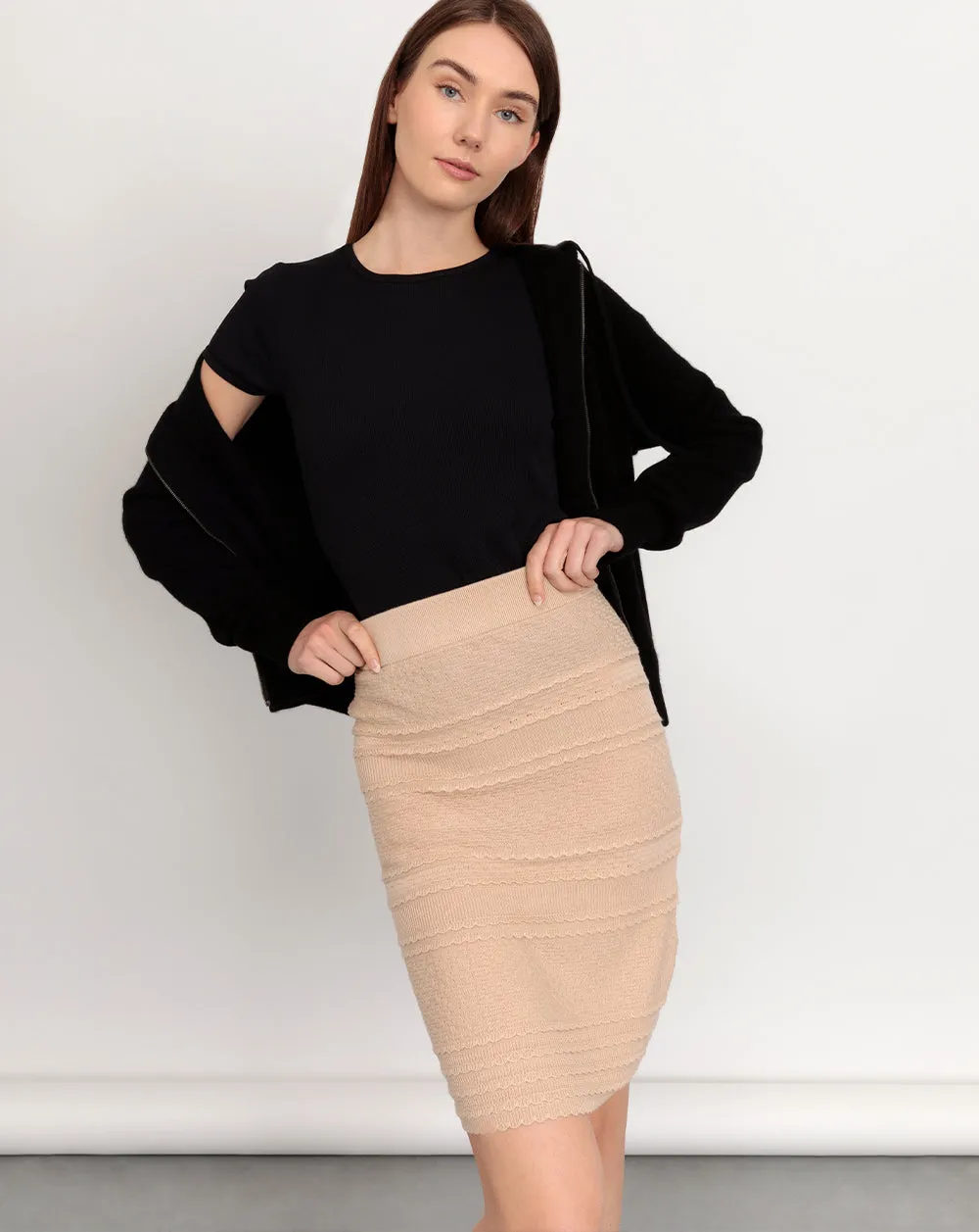 RENTHA KNITTED SKIRT