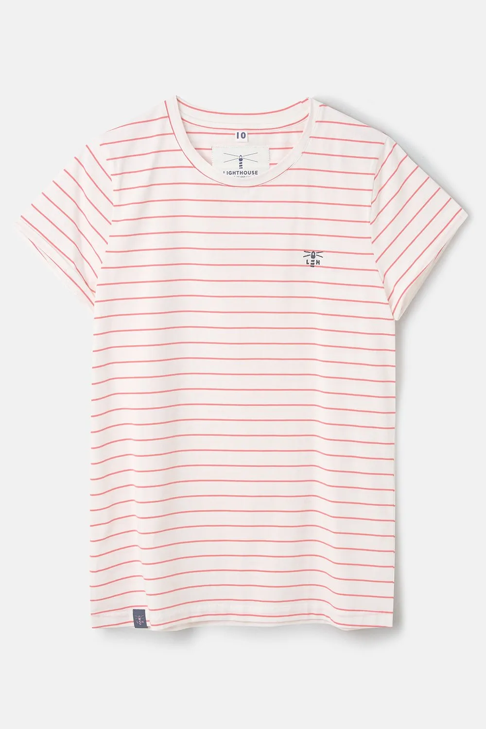 Seashore T Shirt - Cloud Pink Stripe