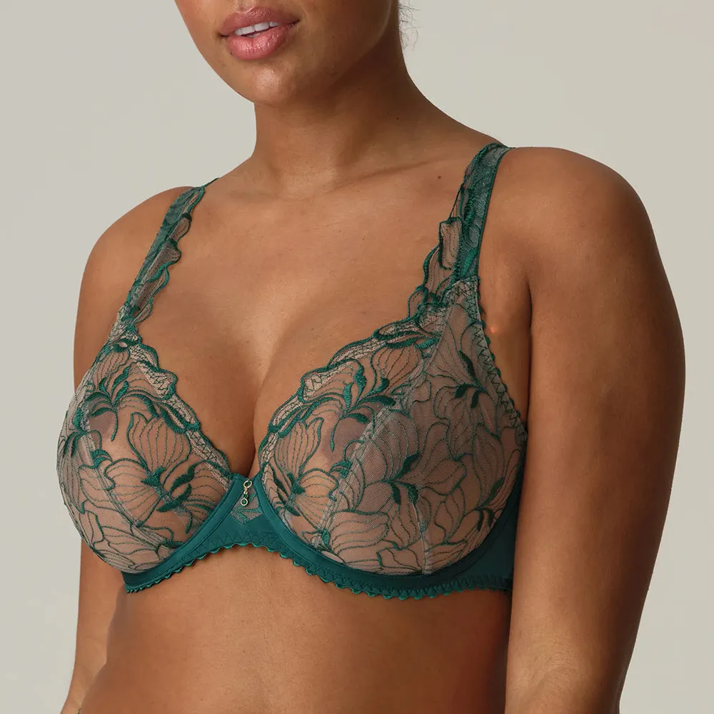 Springdale Jasper Green Plunge Bra