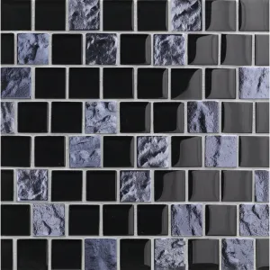 Stellar Mixed, 1-1/2" x 1-1/2" - Glass Tile