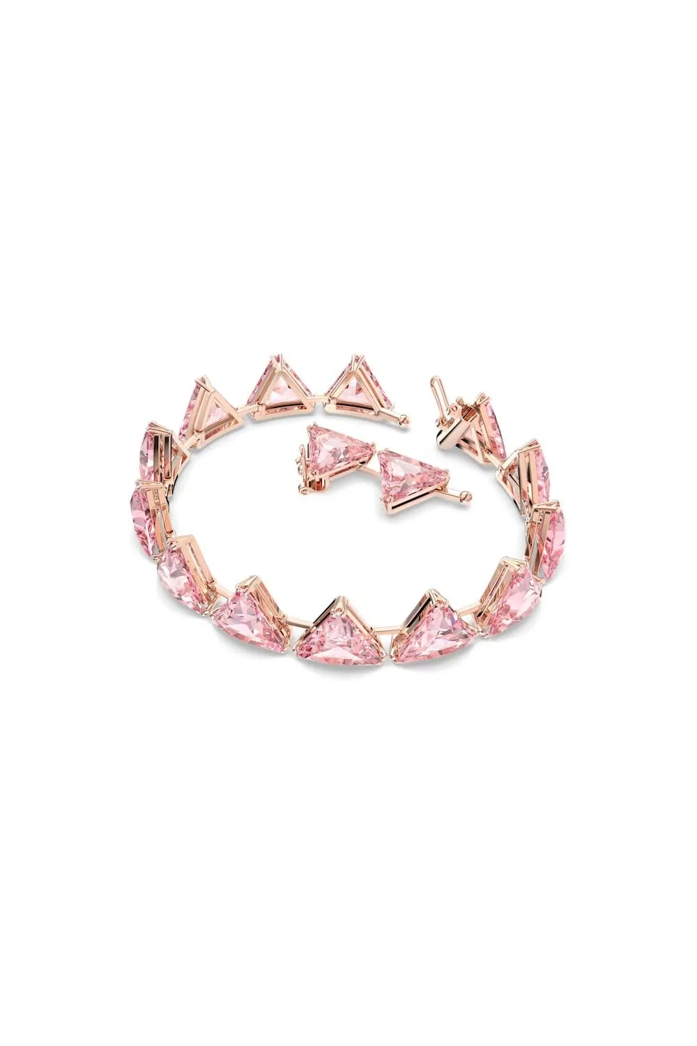 Swarovski Ortyx Pink Triangle Bracelet 5614934