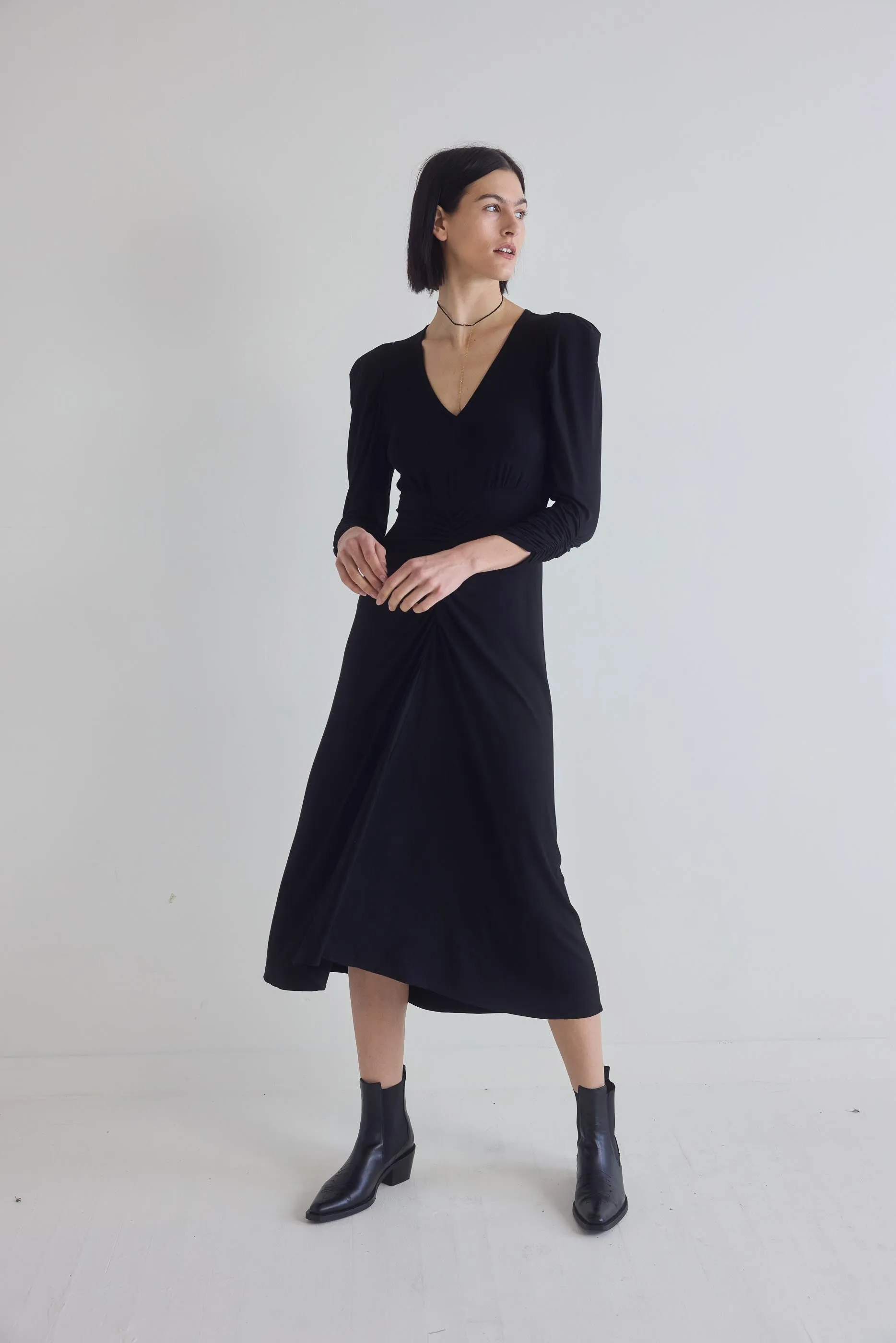 The Rouched Jersey Dress