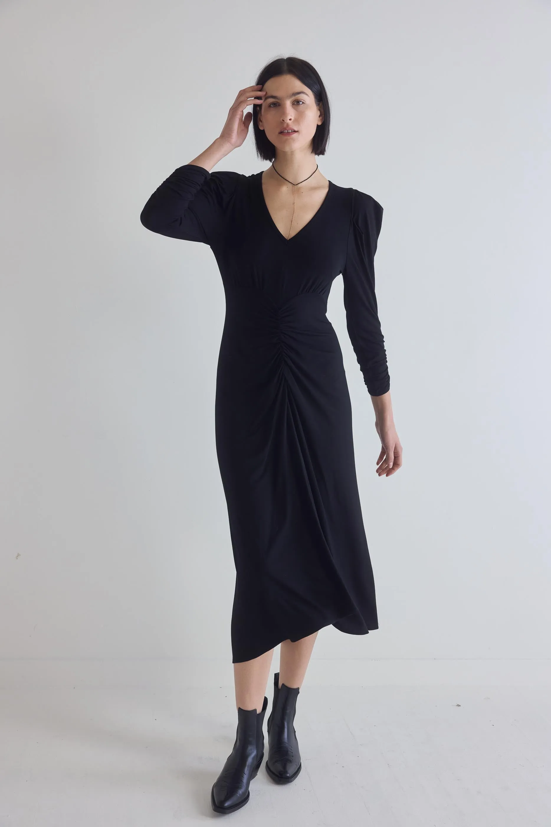 The Rouched Jersey Dress