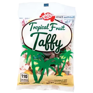 Tropical Fruit Mix Salt Water Taffy 4.5oz | 1 ct