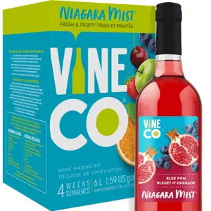 VineCo - Niagara Mist Blue Pom - Wine Making Kit