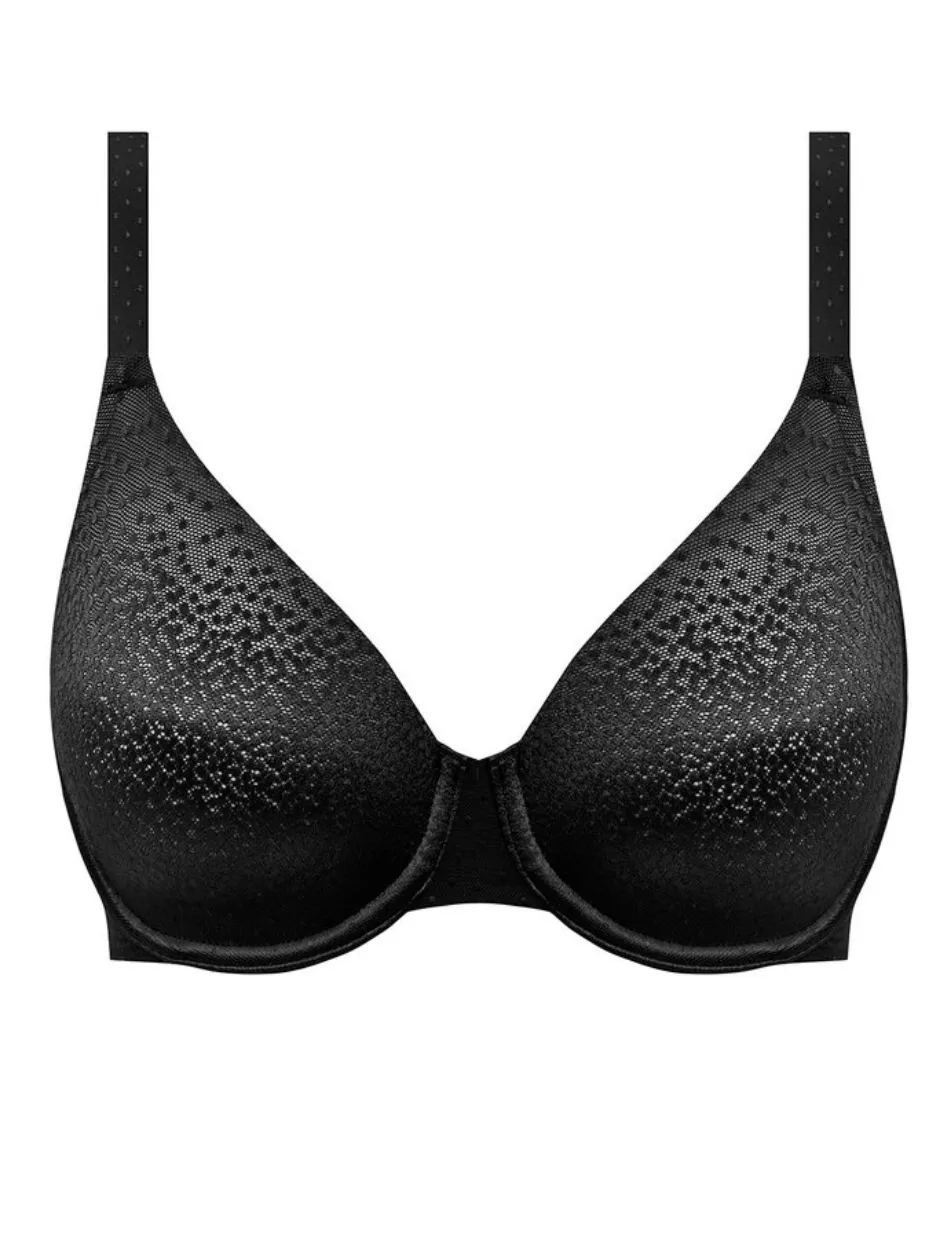 Wacoal Back Appeal Underwire Bra, Black | Black Wacoal Minimizer Bra