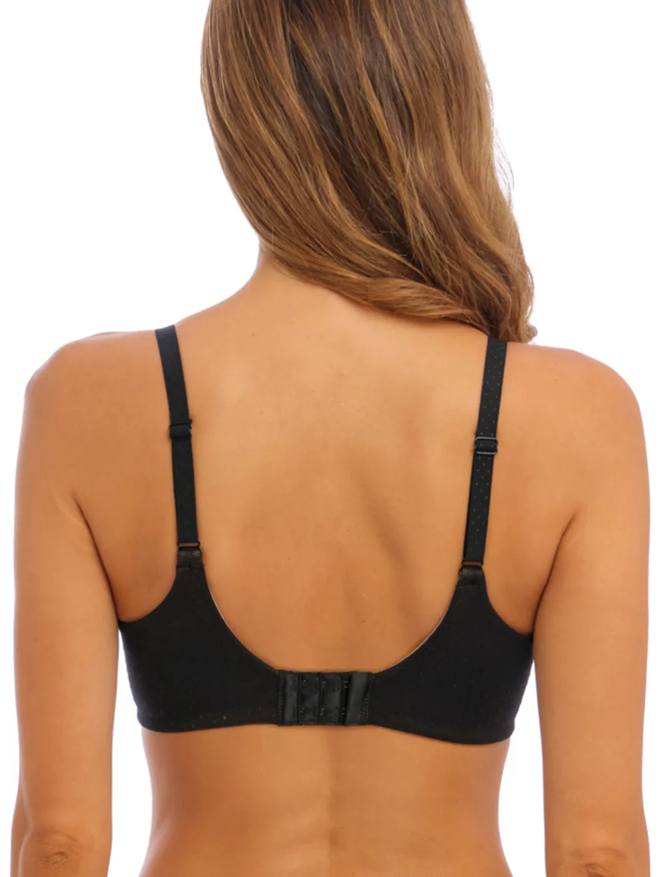 Wacoal Back Appeal Underwire Bra, Black | Black Wacoal Minimizer Bra