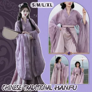 Wei Jin Style Lavender Traditional Chinese Hanfu