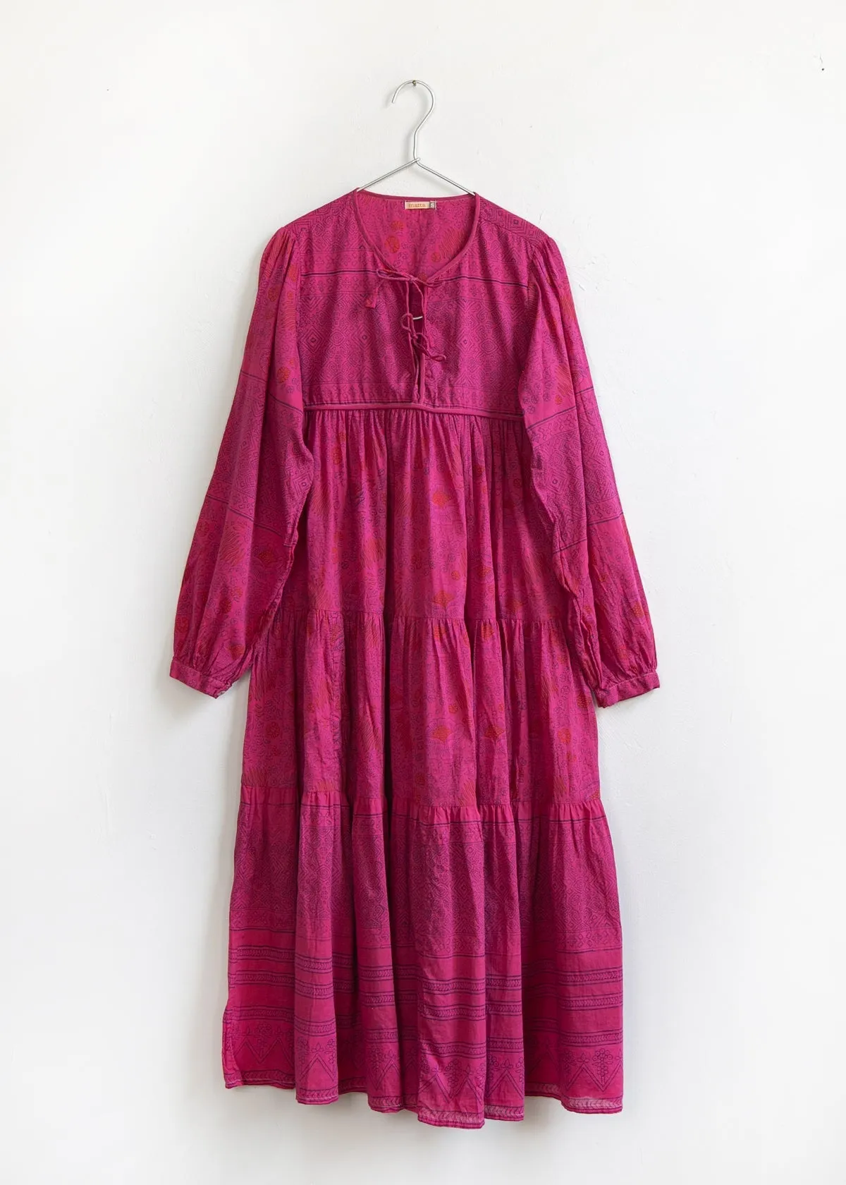 Yamini Booj Dress Overdye, Fuchsia